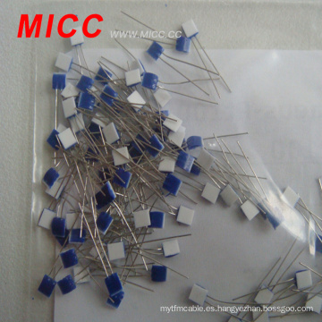 MICC clase A PT100 2.3 * 2.1 mm de resistencia térmica platino elementos de película fina RTD